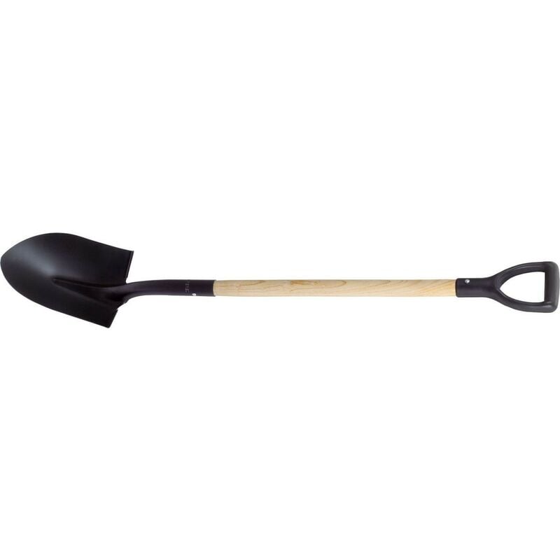 Stocker - Pelle en acier avec manche en bois 124 cm