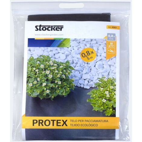 Stocker Protex Mulchfolie schwarz 0,80 x 5 m 50 gr