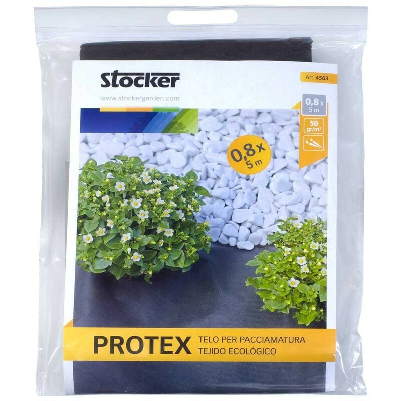 Protex Mulchfolie schwarz 2 x 10 m 50 gr - Stocker