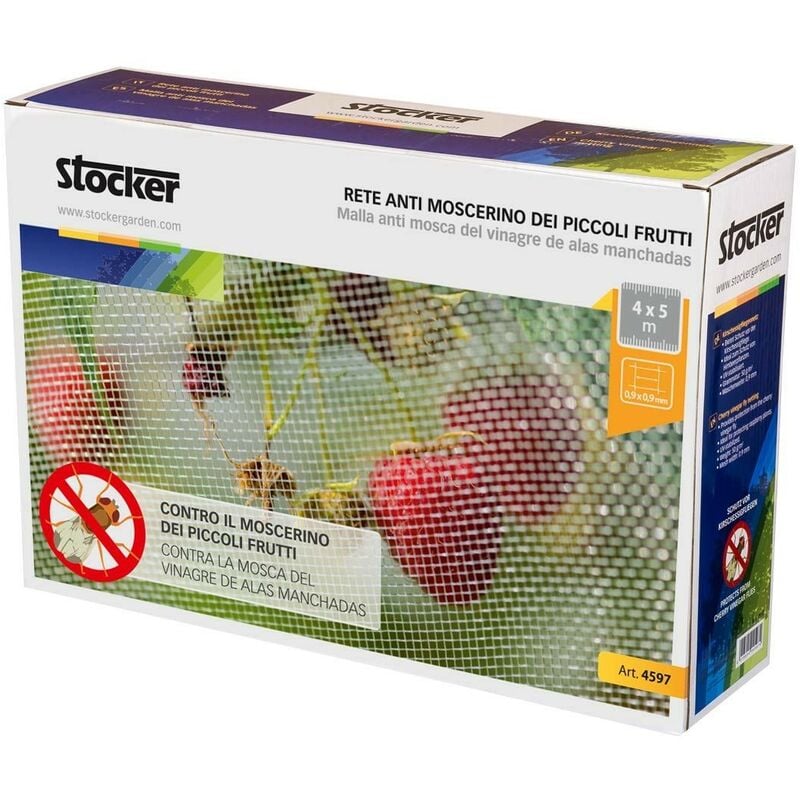 Stocker - Red pequeña para moscas de la fruta 4 x 5 m