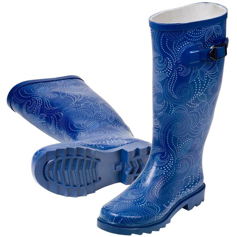 Bottes en caoutchouc 40 couleur bleu - Stocker