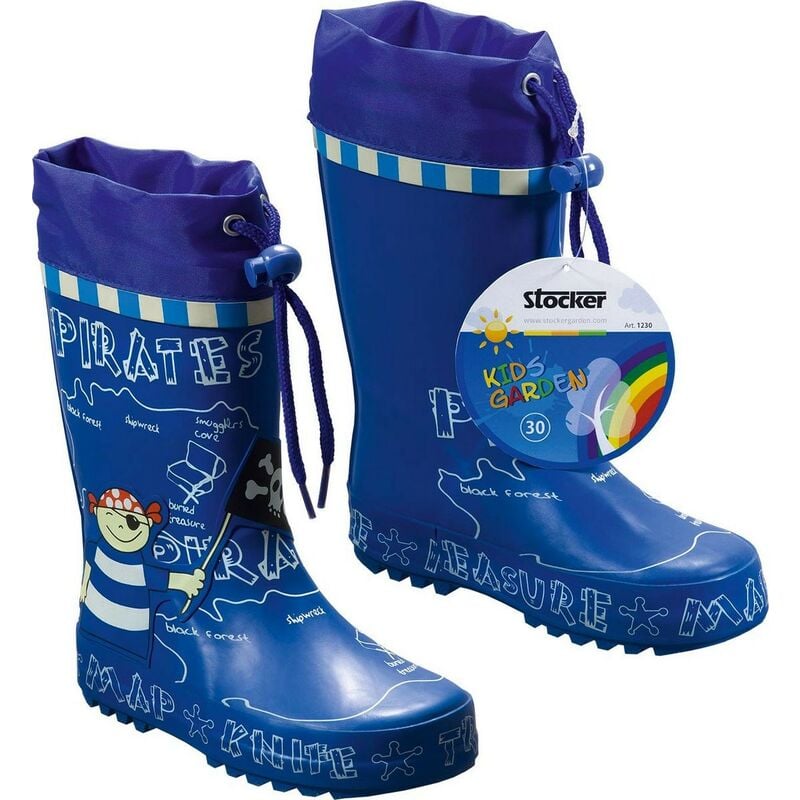 Kids Garden Piratenblaue Stiefel Größe 27 - Stocker