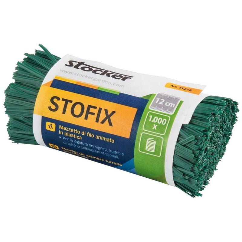 Stocker - Stofix fil fourré plastique 15 cm - 1000 pcs