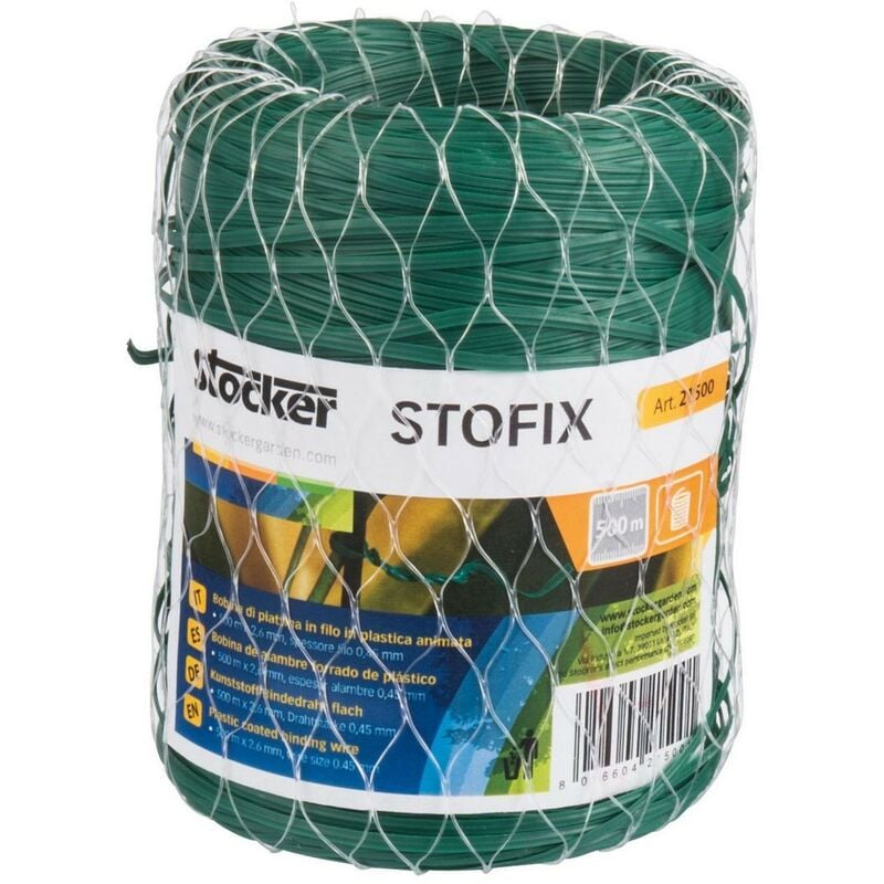 Stocker - Bobine de bande plastique Stofix 500 mx 2,6 mm