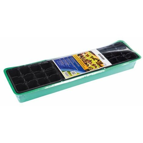 Stocker Vassoio miniserra con vasetti in plastica 55,5 x 14,5 x h11 cm