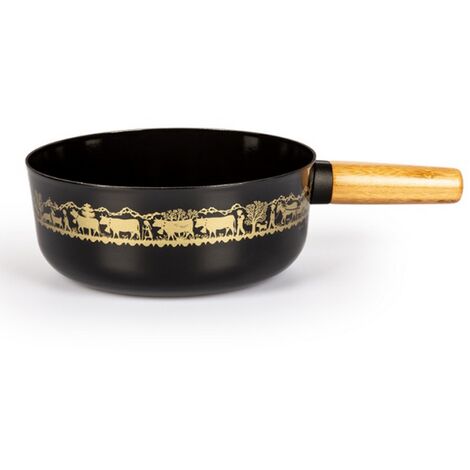 STOCKLI CAQUELON FONDUE 23CM EMOTION ALPAGE BOIS 1189567