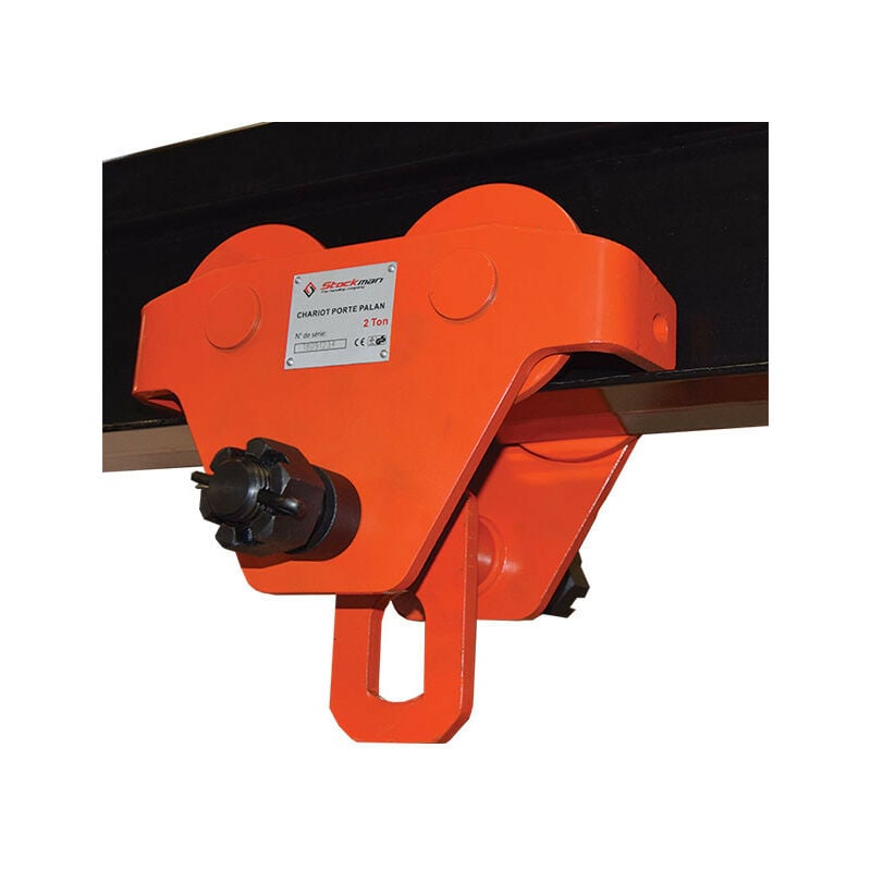 Chariot porte palan manuel 5T - HMTN50 - Stockman