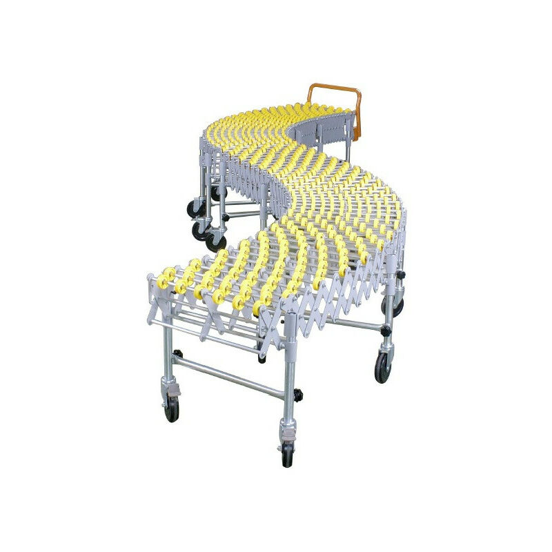 Convoyeur flexible galets plastiques Long. 1149-3360 mm Larg. 500 mm - FWC-A2-50X3 - Stockman