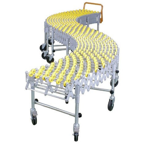 Stockman - Convoyeur flexible galets plastiques Long. 1470-4360 mm Larg. 500 mm - FWC-A2-50X4