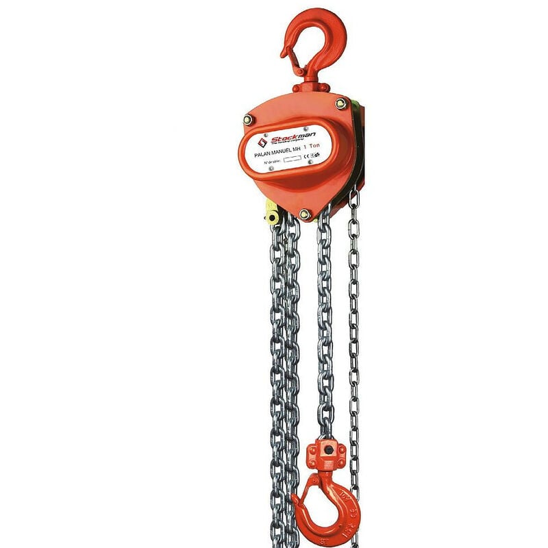 Stockman - Palan manuel à chaîne premium 10000 kg 9 m - MHN1009M