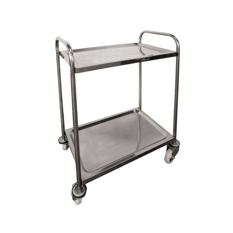 Stockman - Servante inox 2 plateaux 610x410mm 100kg - SVT2/100