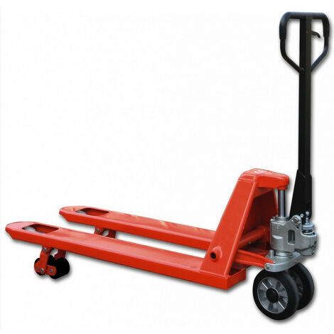 Stockman – Transpalette manuel 2500 kg – Longueur fourches 1150 mm – Largeur fourches 540 mm – Châssis tôle 3 mm – Roues caoutchouc