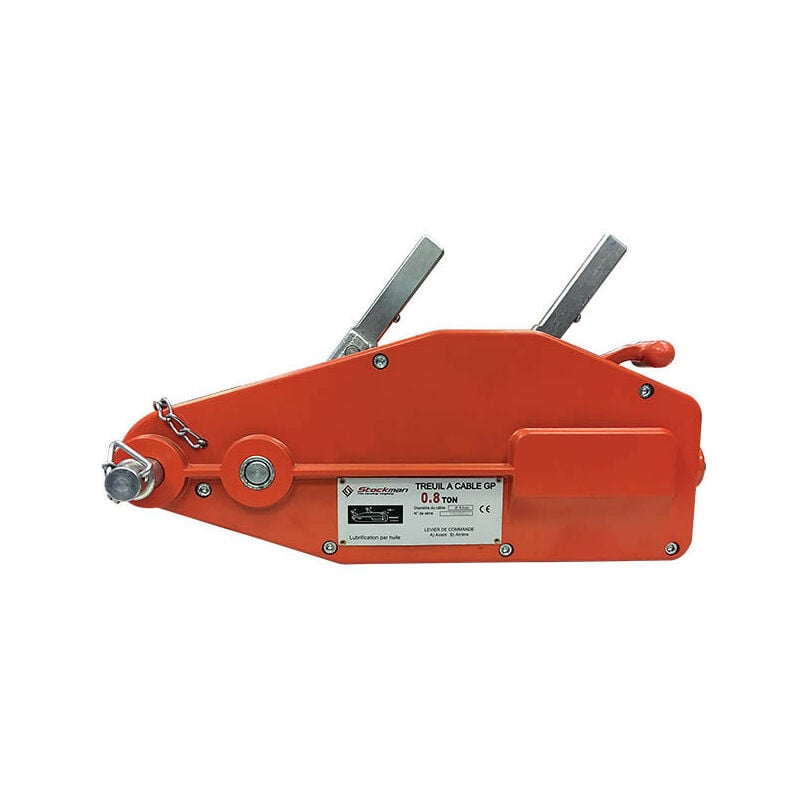 Stockman - Treuil à câble sans fin capacité 800 kg câble Diam 8,3 mm - GP08