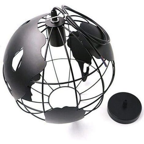 STOEX Plafonnier à suspension en forme de globe à LED Creative Chandelier Luminaire en fer moderne pour Salle à manger, Couloir,