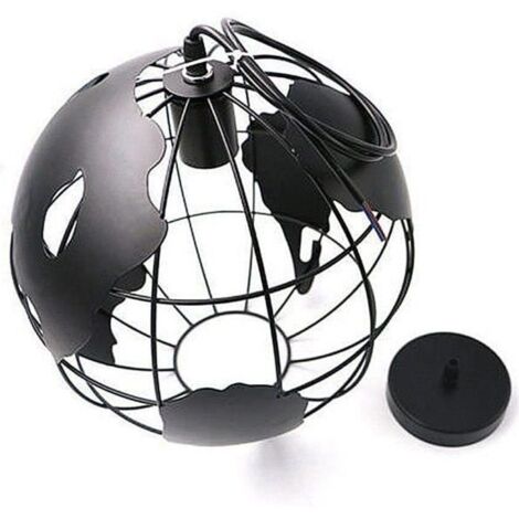 STOEX Plafonnier à suspension en forme de globe à LED Creative Chandelier Luminaire en fer moderne pour Salle à manger, Couloir,