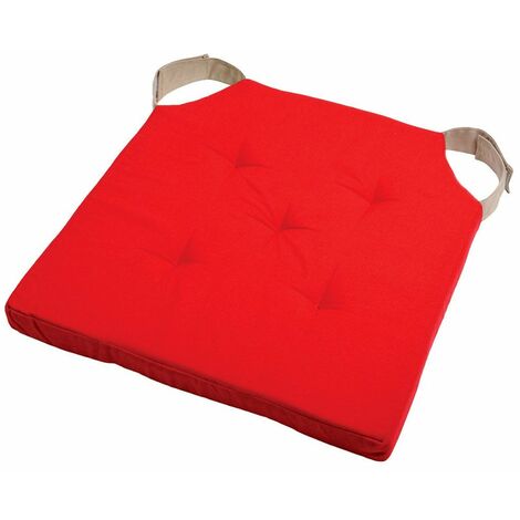 Stof Duo Galette Carrée Ruban Auto-agrippant 38x38cm Rouge - Stof