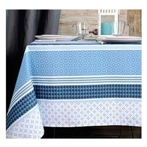 STOF - TOVAGLIA ANTIMACCHIA E IMPERMEABILE 155X250 CM IN COTONE BLEU