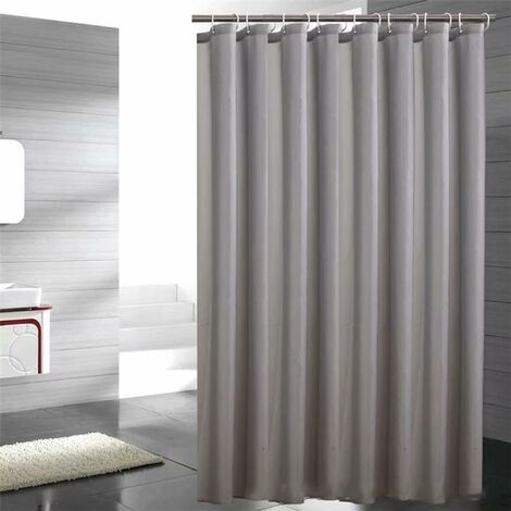 Duschvorhang Badezimmer Wasserdichtes Polyester-Gewebe-gelegentliches Muster ZP 
