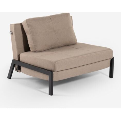 MODUS SOFÀ Stoff-Klappsessel Bett Wohnzimmer Büro Selene - Beige
