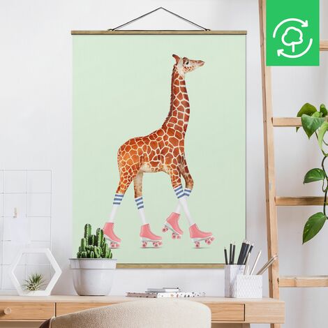 Wandbild giraffen