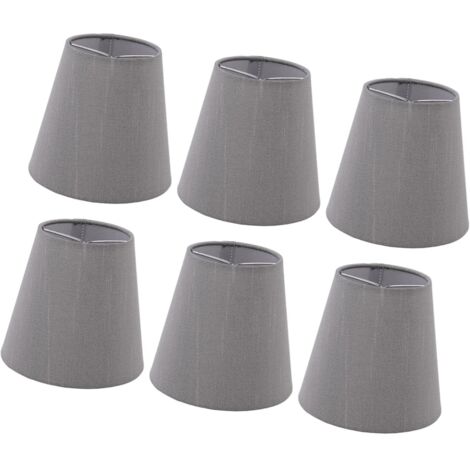 Stofflampenschirme, 6 klassische und moderne Stofflampenschirme mit guter Lichtdurchlässigkeit für das Schlafzimmer