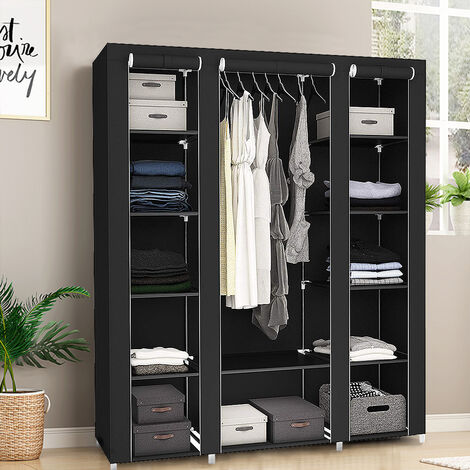 Stoffschrank Kleiderschrank Faltschrank Wäscheschrank Schlafzimmer 17213443cm Faltschrank