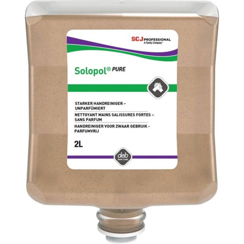 Nettoyant pour la peau Solopol pure 2l cartouche p.4707 020 190 cartouche - SCP2LT - Stoko
