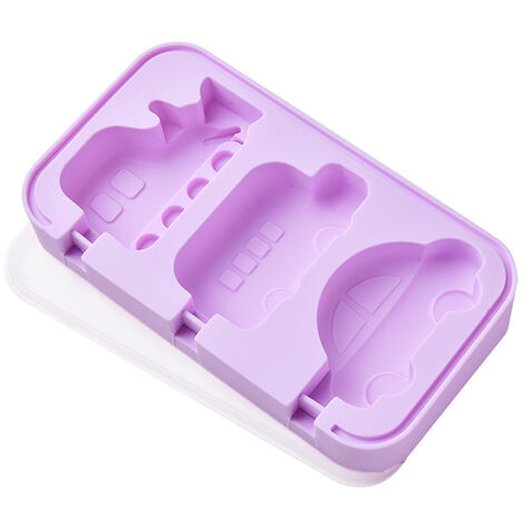 Cute Cartoon Animal Paw Ice Cream Mold Silicone Popsicle Molds Reusable  BPA-Free Ice Pop Mold With Lids Sticks