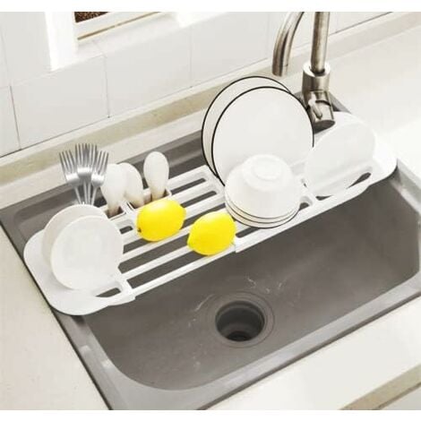 HK Dish Drainer Holder Multi-function Foldable Dish Rack Suit for