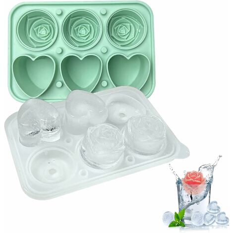 Ice Cube Mold Silicone Square Shape 5cm Large Size Ice Cube Tray Bpa Free  Stackable Flexible Safe Big Ice Cube Mould Kitchen - Ice Cream Tools -  AliExpress