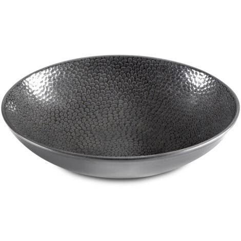 Stone Gris - Assiette creuse 25 cm (lot de 6)