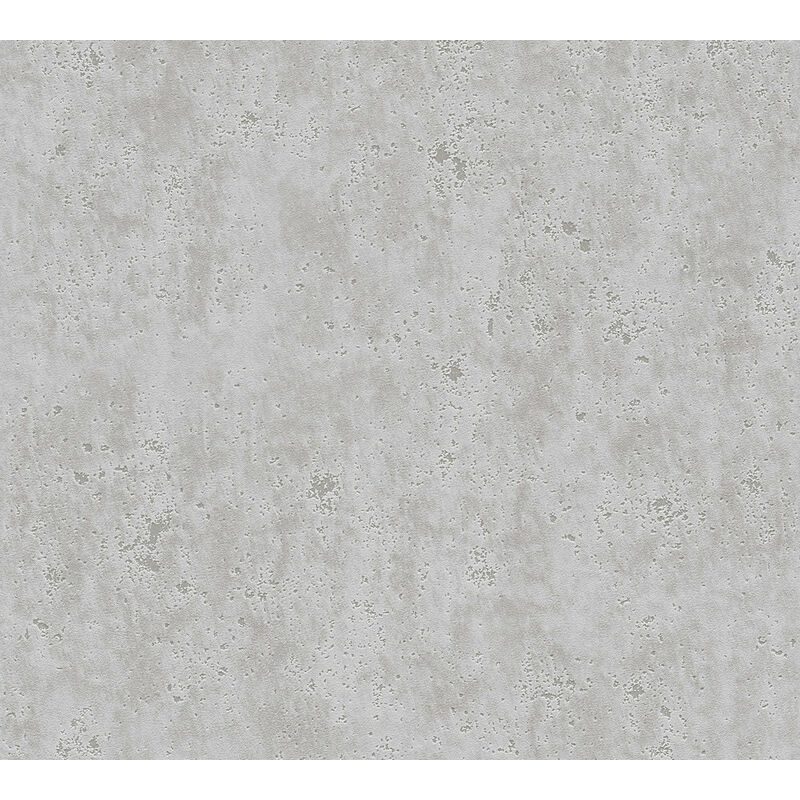 Stone tile wallpaper wall Profhome 366004 non-woven wallpaper smooth unicoloured matt grey 5.33 m2 (57 ft2) - grey