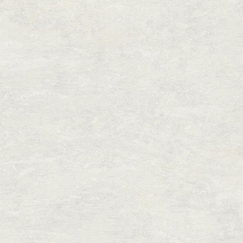 Stone tile wallpaper wall Profhome 383584 hot embossed non-woven wallpaper slightly textured stone look shimmering cream oyster white light grey 5.33