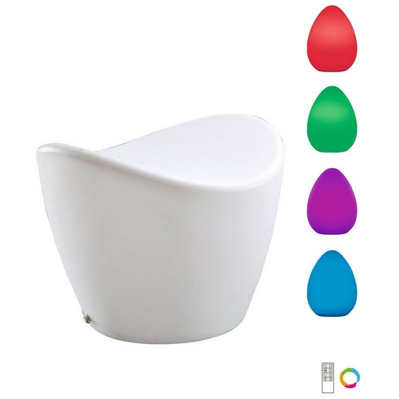 Inspired Mantra - Cool - Stool Rechargeable led rgb Outdoor IP65, 120lm, Opal White