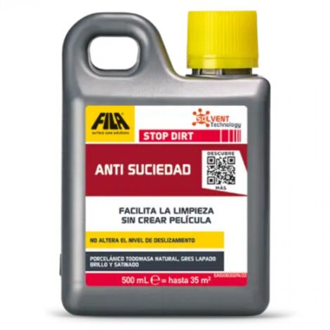 STOP DIRT: Solución Anti Suciedad para Superficies / Caja 12 un 500 ML / Protector antisuciedad