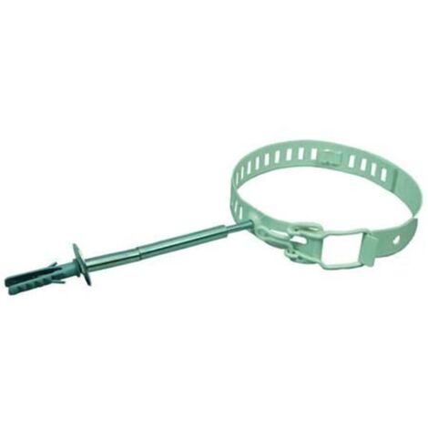 STOP PER TUBO STUFA COLORE BIANCO - CON DISTANZIATORE DA CM 8-14 -  FERR 15134