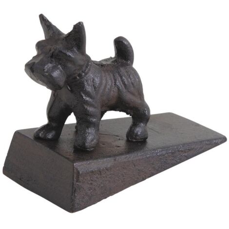 Stop porte petit chien en fonte
