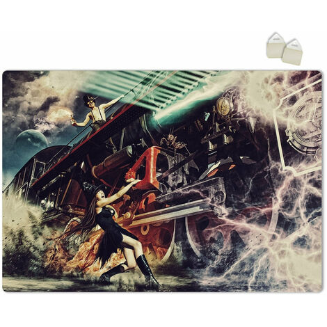 STOP THE TRAIN- POSTER in PVC da 3mm - Misura: 70x100 cm