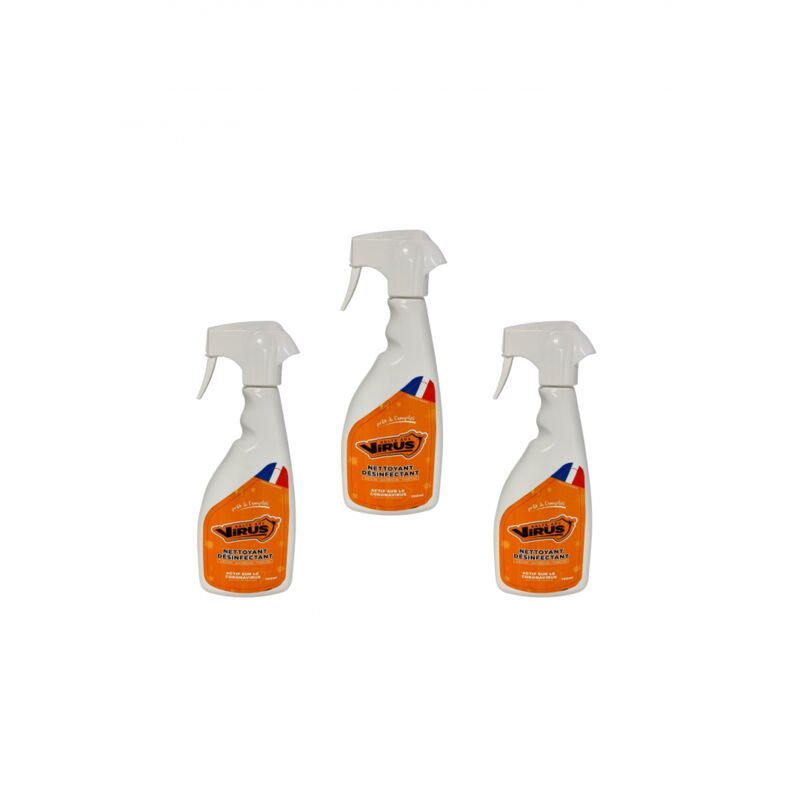 Bactericidal cleaner for all surfaces - Venteo - Orange - Adult - Virucide and fungicide treatment cleaner - Batch 3 - 750ml