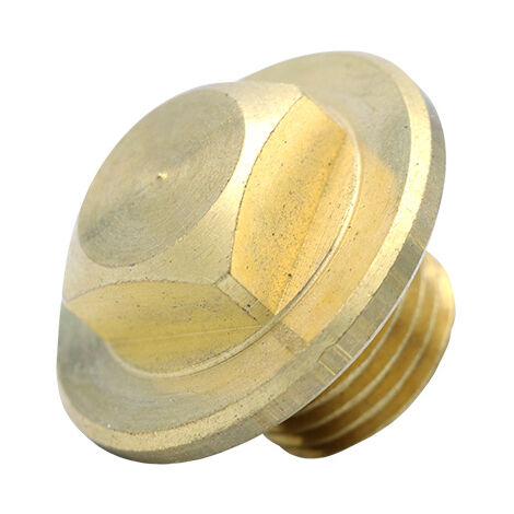 GENERAL FITTINGS Stopfen 1/8 Zoll Messing Endstopfen Blindstopfen Rohrstopfen Gewinde