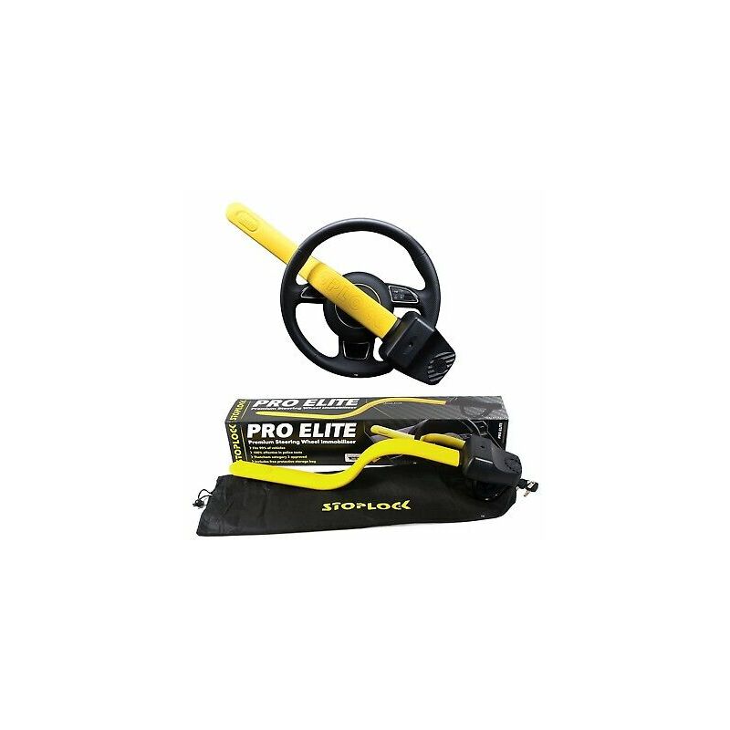 Stoplock Pro Elite Steering Wheel Lock Anti Theft Thatcham Cat 3 Approved Hg150