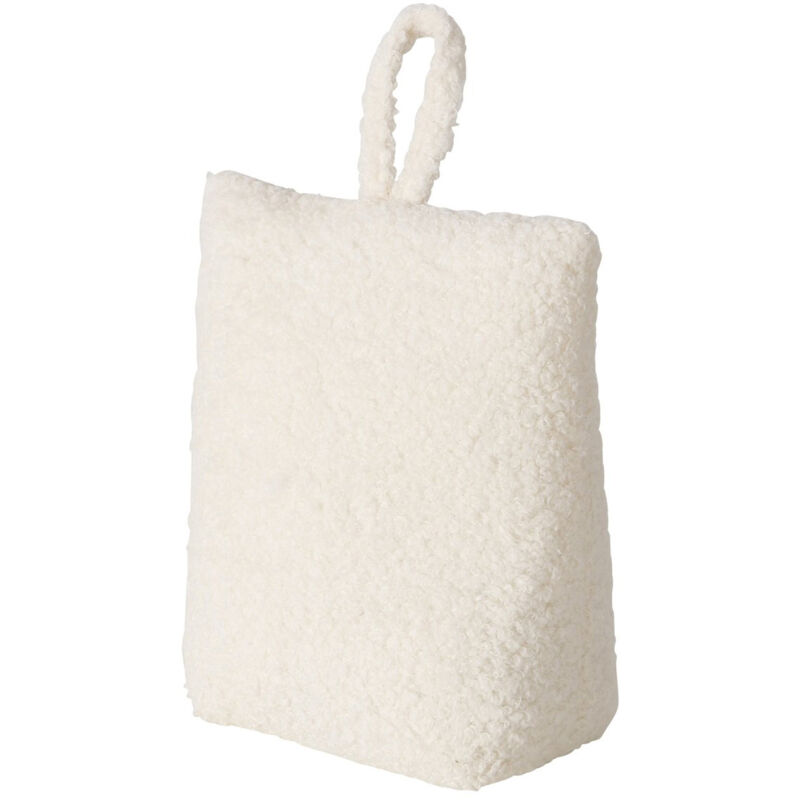 Stoppeur de porte bouclé filicio, 16 x 10 x 20 cm