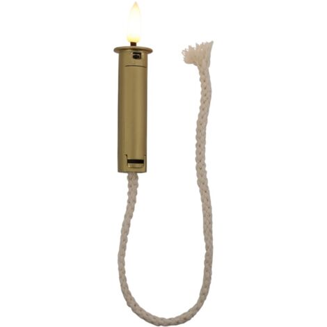 STOPPINO LED GOLD 1.9CM EFFETTO LAMPADA A OLIO