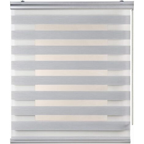 STOR PLANET PLATINUM TENDA NOTTE E GIORNO PREMIUM TEXTURE GRIGIO 160x250 CM