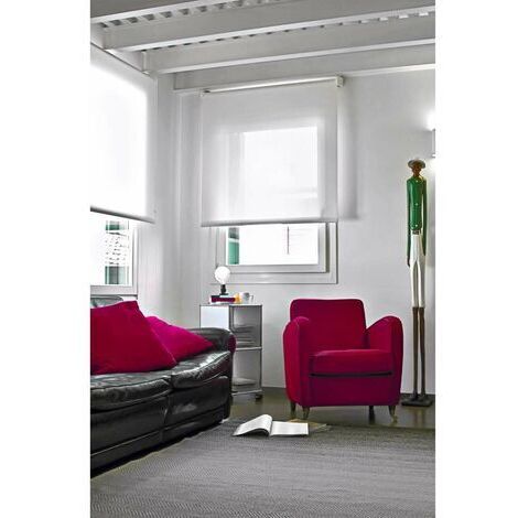 STOR PLANET - ROLL-UP - TENDA A RULLO FILTRANTE TRASLUCIDA COLORE BIANCO - 80X180