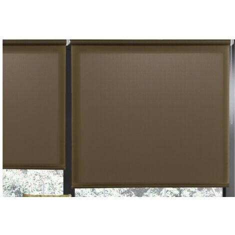 STOR PLANET - TENDA ROLL-UP CIOCCOLATO TRASLUCIDO RE-12MO 160X180MM