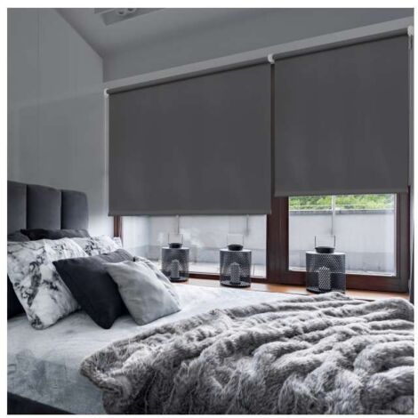 STOR PLANET - TENDA ROLL-UP OSCURANTE OPACA 160X250CM GRIGIO