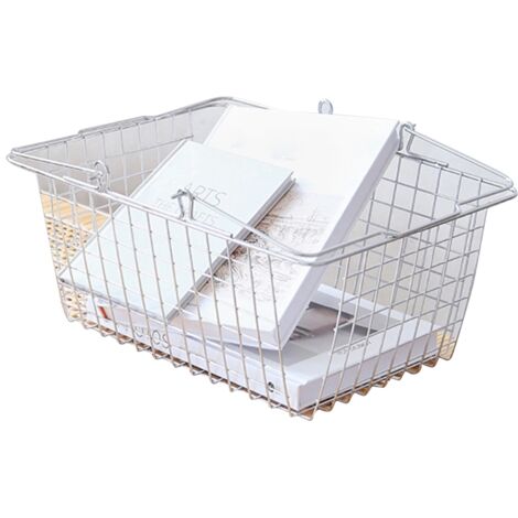 Storage Basket Convenient High Load Bearing Capacity for Bedroom Kitchen Dormitory Supplies Hand Storage Basket