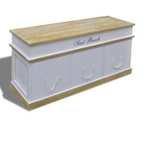Storage Bench Shoe Cabinet Entryway Bench VD08407