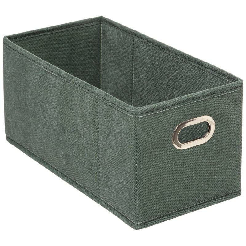 Image of Cestino in tessuto mix n modul 15x31cm verde kaki - 5five